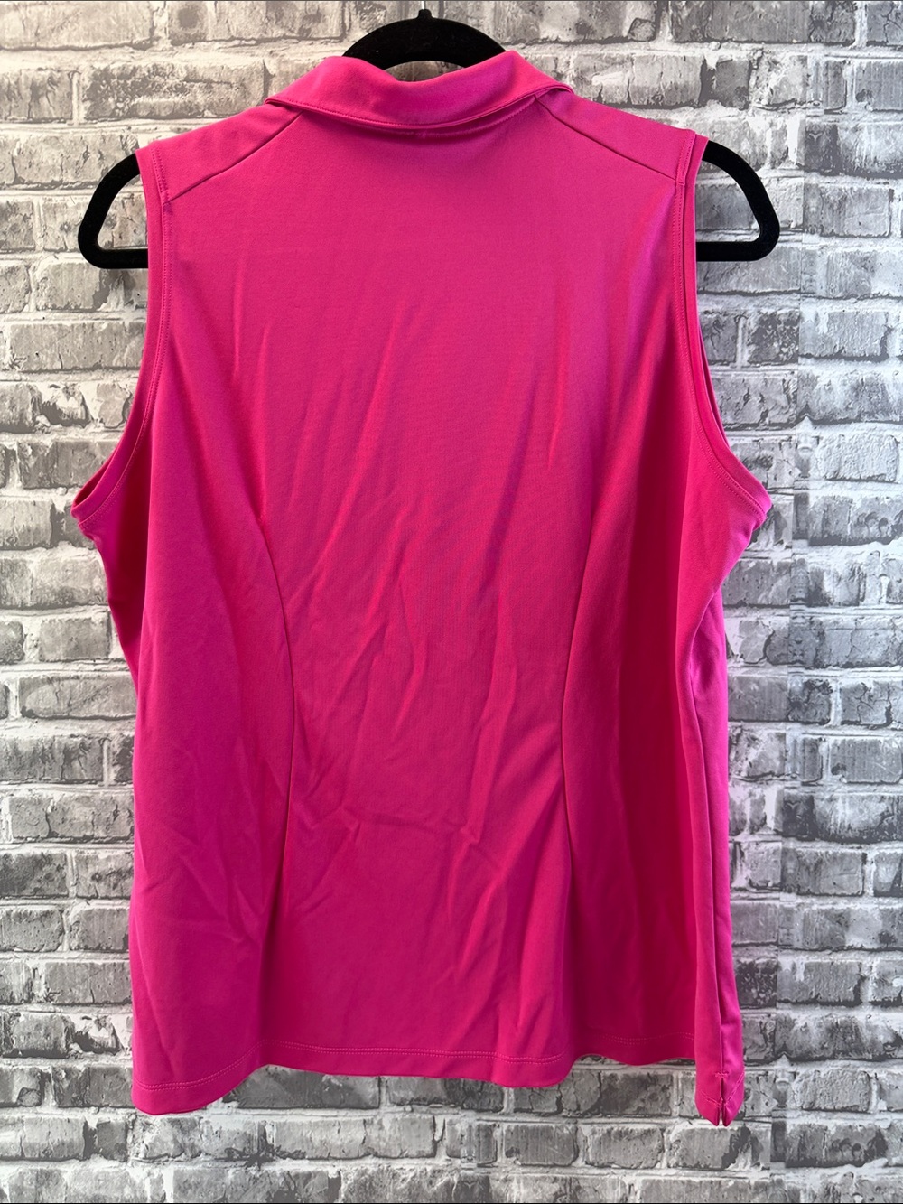 Nike Golf Women’s Pink Sleeveless Polo Tank - Picture 5 of 8